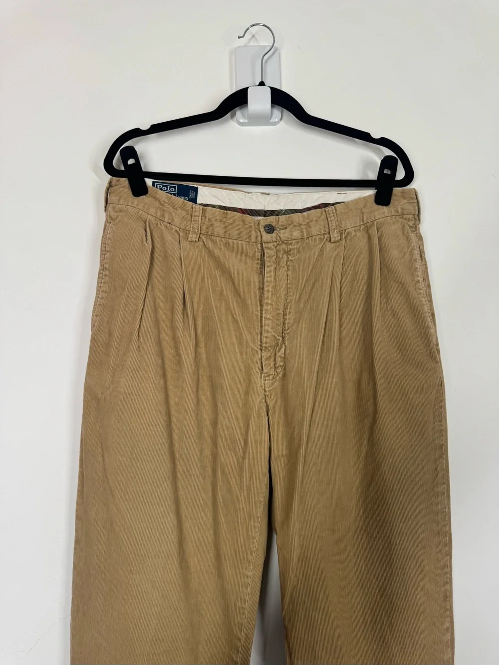 Polo Ralph Lauren Pants HAMMOND Corduroy Pleated Straight Leg